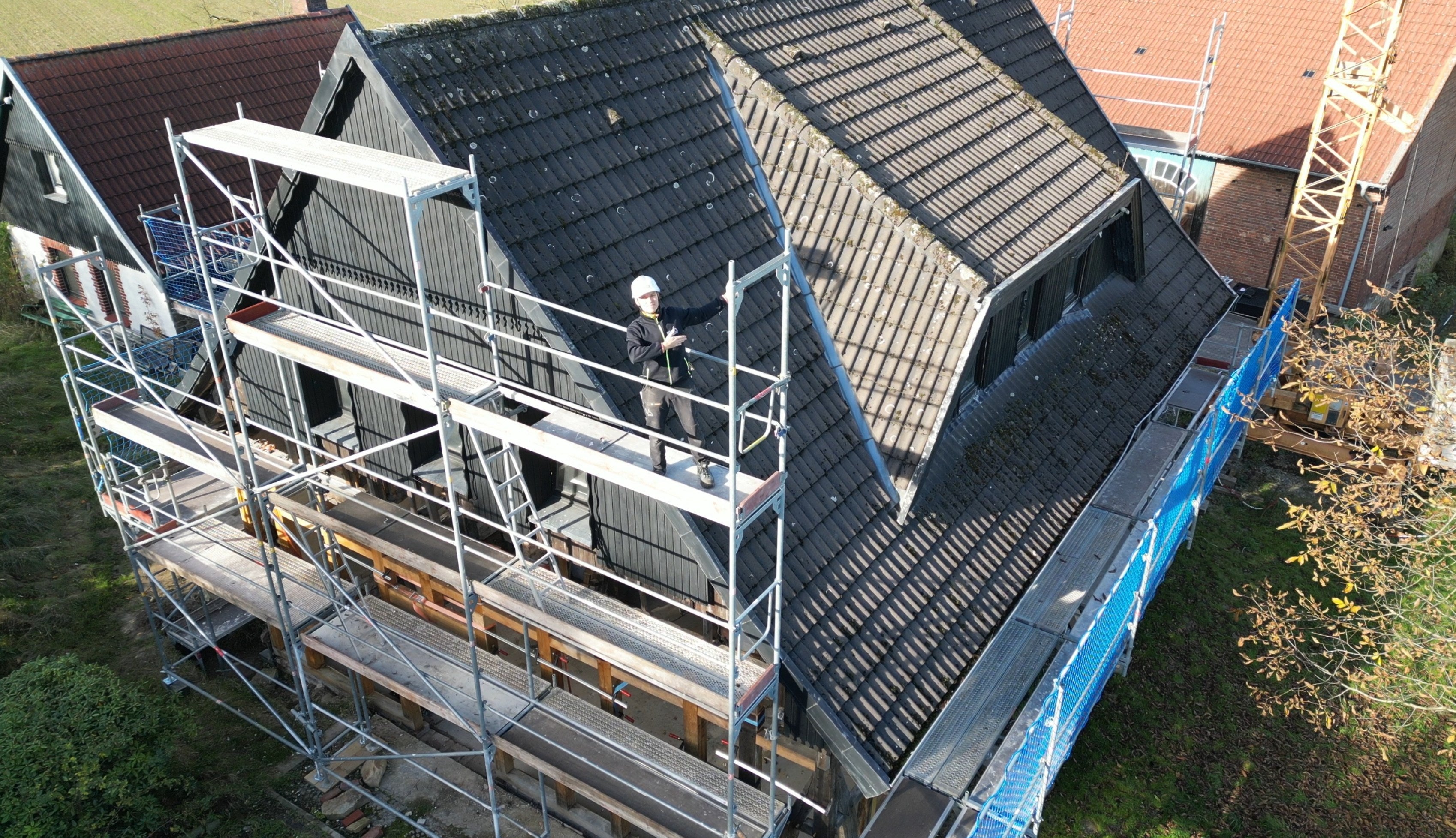 Dein Name auf einem Dachsparren (Premium)