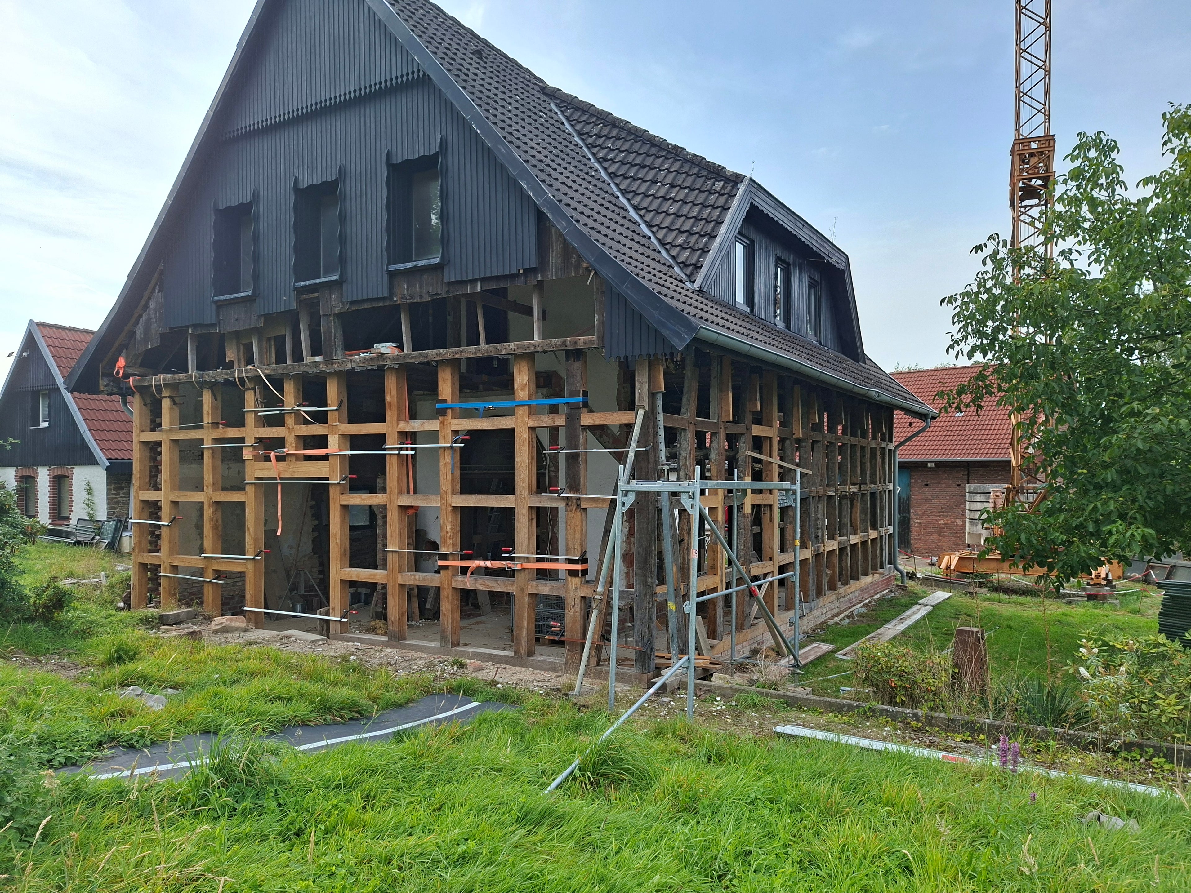 Eigene Inschrift auf Dachsparren