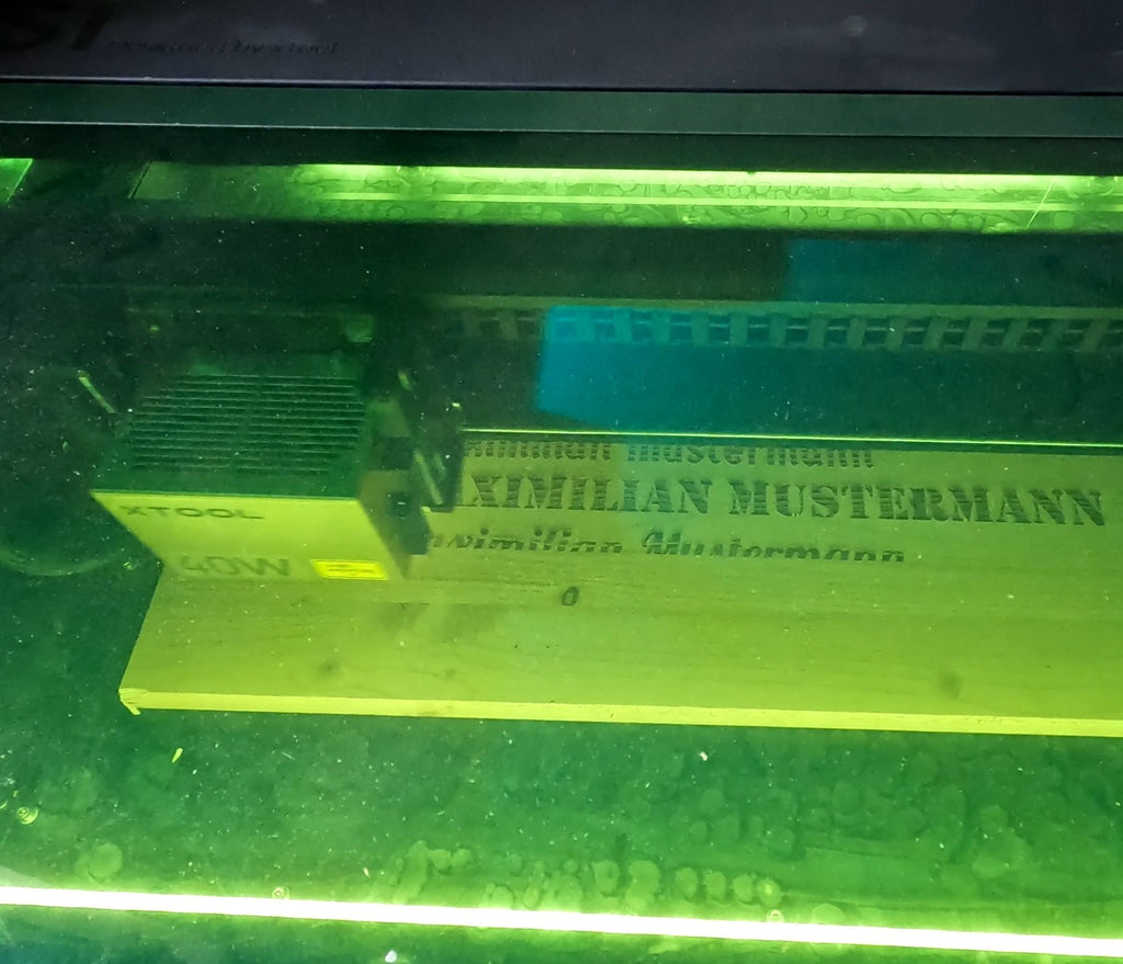 Eigene Inschrift auf Dachsparren